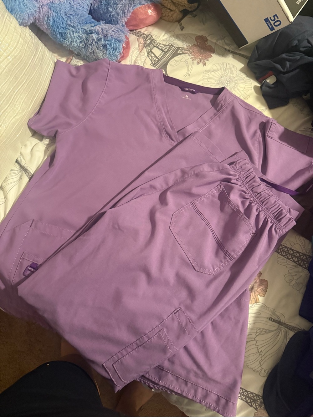 Women scrub set med